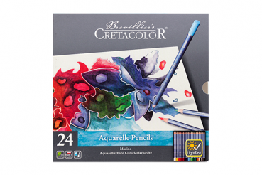 Cretacolor Marino | Set mit 24 Aquarellstiften