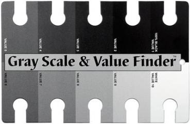 Graustufenkarte: Gray Scale & Value Finder